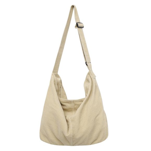 Corduroy Tote Bag Shoulder Bag Handbag B Capacity Hobo Bag Casual UwU - Picture 1 of 10